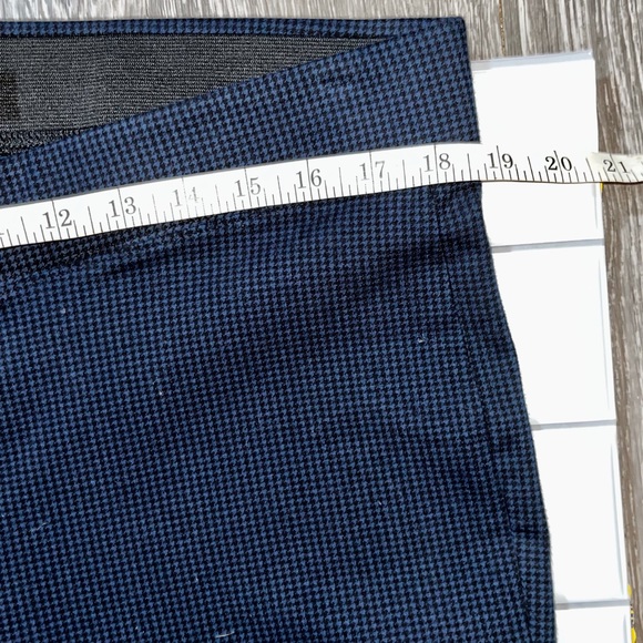 Ladies XL houndstooth navy Old Navy pull on leggings great for fall thicker warm - Picture 14 of 15